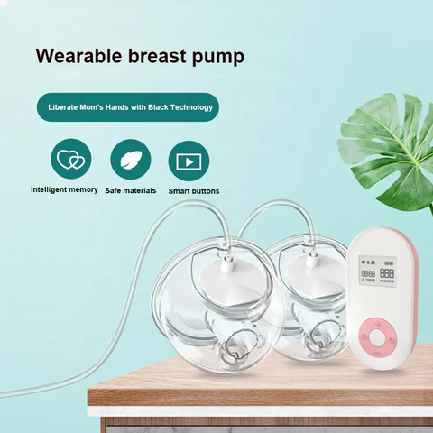 Extractor de Leche Materna Automático Inalámbrico Personalizable - Extractor de Leche Eléctrico Portátil Manos Libres