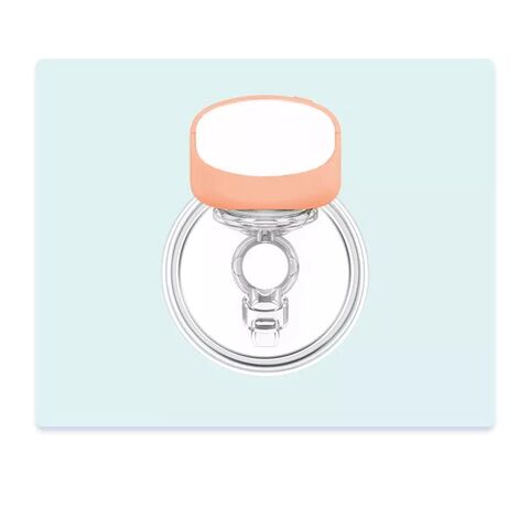 Extractor de Leche Materna Portátil Manos Libres de Silicona, Extractor de Leche Eléctrico Inalámbrico Usable para Mujeres, Recolecta Leche Materna