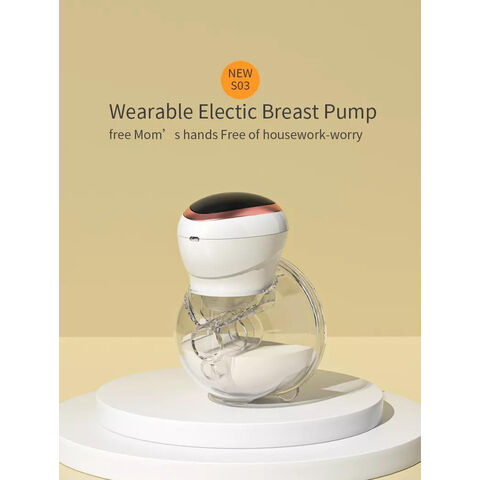 Extractor de Leche Materna Inteligente Manos Libres Succión Fuerte 150ml Portátil Inalámbrico Eléctrico