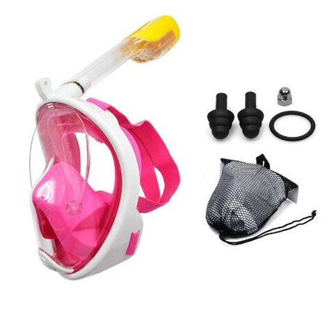 Máscara de Snorkel Facial Completa de 180 Grados