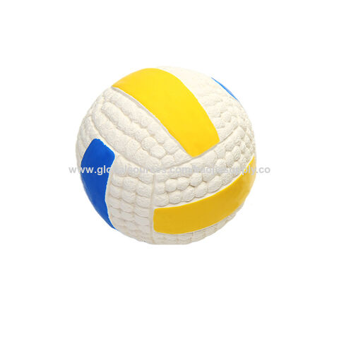 Juguete para perros, pelota de rugby de látex, pelota de tenis, juguete para morder con sonido