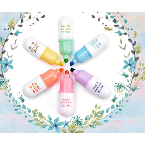 Mini Stylo Fluorescent Outil d'Écriture Couleur Vive