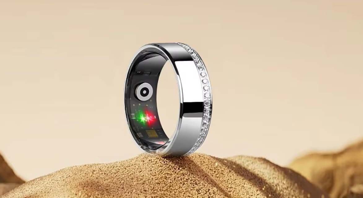 Max Smart Health Rings Fashion Custom Black Android Smart Ring For Men ...