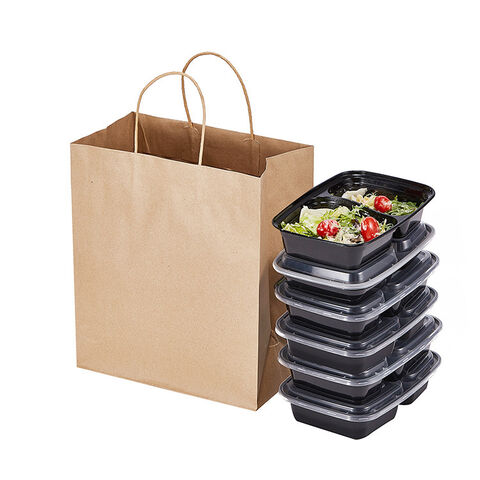 Sacs en Papier Kraft Brun Personnalisés Imprimés pour Expédition, Vente au Détail, Cadeaux, Sachets de Thé, Plats à Emporter avec Votre Propre Logo