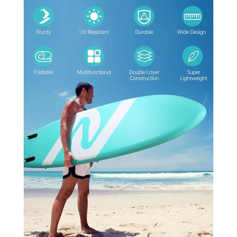 Aufblasbares Stand-Up-Paddle-Board (SUP) mit komplettem, hochwertigem Zubehörset, geeignet für Jugendliche und Erwachsene. Direkt vom Hersteller.