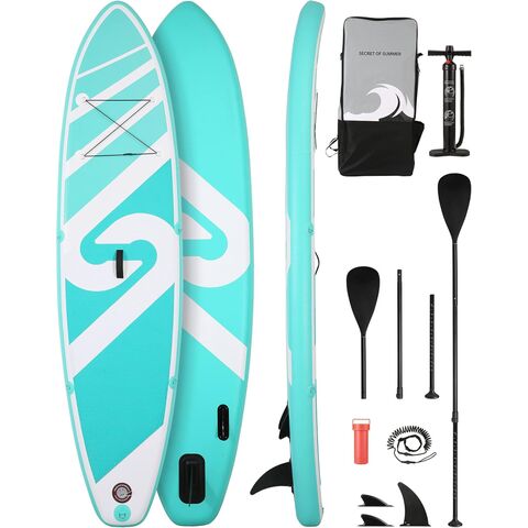 Aufblasbares Stand-Up-Paddle-Board (SUP) mit komplettem, hochwertigem Zubehörset, geeignet für Jugendliche und Erwachsene. Direkt vom Hersteller.