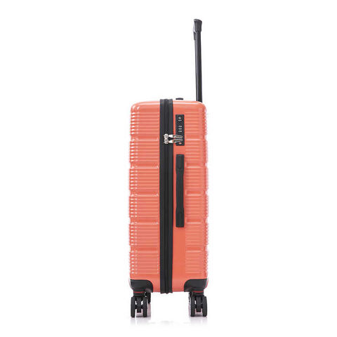 Ensemble de 3 Valises de Voyage Unisexe en ABS, Valise Durable à 4 Roues, Bagage Cabine à Roulettes Pivotantes