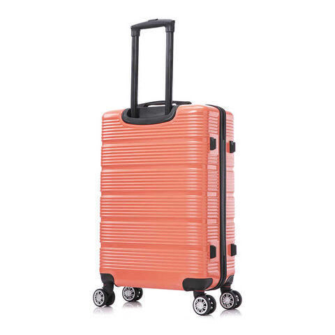 Ensemble de 3 Valises de Voyage Unisexe en ABS, Valise Durable à 4 Roues, Bagage Cabine à Roulettes Pivotantes