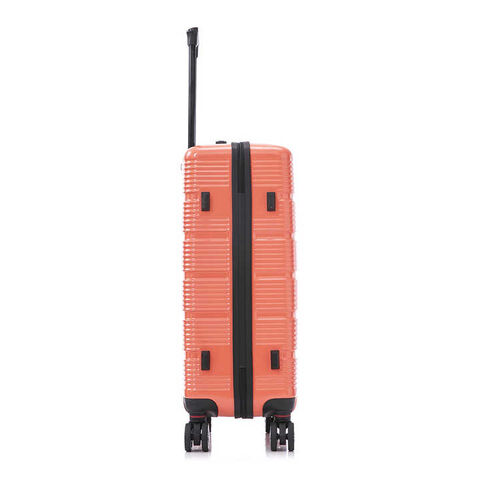 Ensemble de 3 Valises de Voyage Unisexe en ABS, Valise Durable à 4 Roues, Bagage Cabine à Roulettes Pivotantes