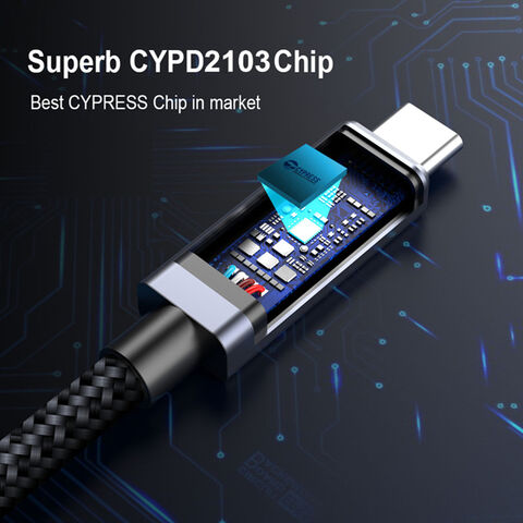 Nuevo Cable de Datos USB4 Gen4 de 80 Gbps y 16K a 60Hz con Certificación USB-IF de Súper Velocidad, Compatible con Thunderbolt 5