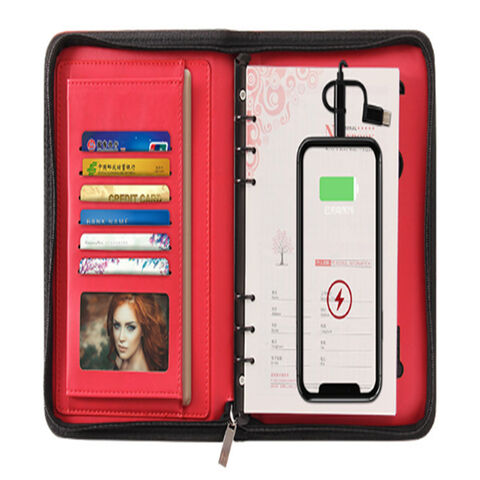 Cuaderno A5 con Cubierta de PU y Carga Inalámbrica Integrada
