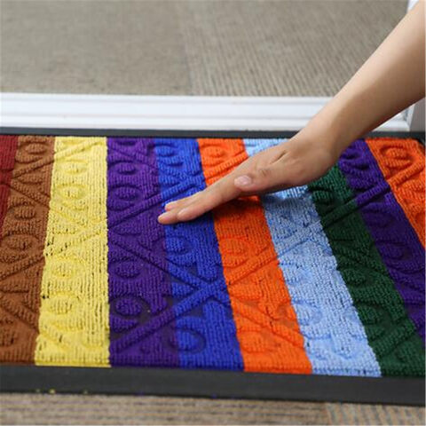 Felpudo de Goma Impermeable con Relieve