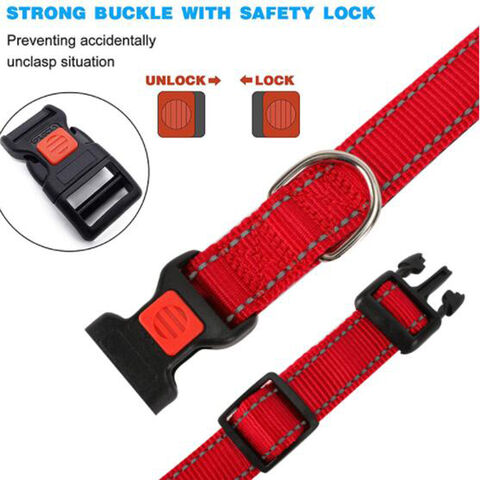 Verstellbares, weiches Neopren-Hundehalsband mit reflektierendem Design und Sicherheitsschnalle, atmungsaktive Nylon-Haustierhalsbänder für Hunde und Katzen, Großhandel für Tierbedarf