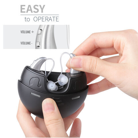 High Quality BTE Rechargeable Custom Digital Hearing Aids