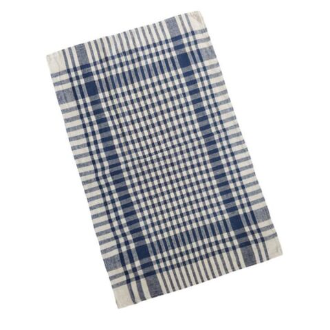 Pano de chá de algodão com padrão xadrez jacquard personalizado, absorvente de água