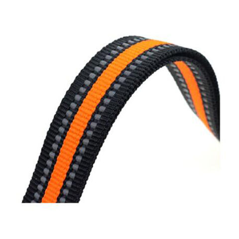 Correas reflectantes de nylon seguras para perros, 120x2.5cm, tallas S, M, L y múltiples colores. Venta al por mayor de correas para mascotas de alta visibilidad.