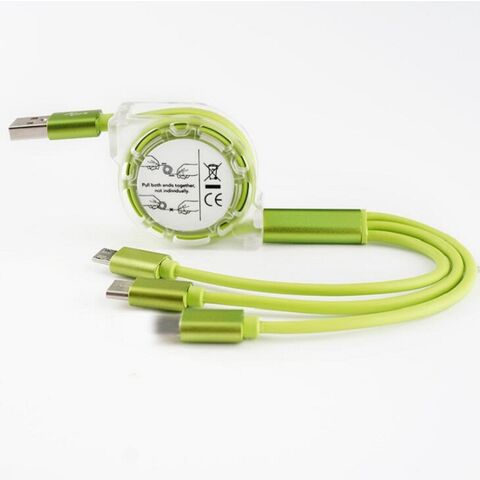 3 in 1 USB data cables for mobile phone