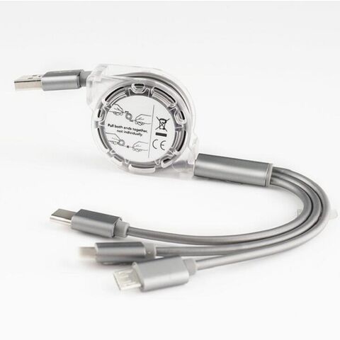 3 in 1 USB data cables for mobile phone