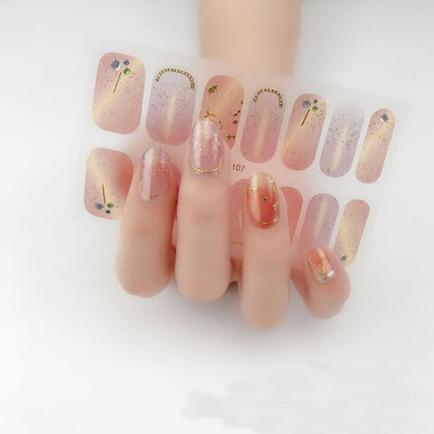 3D-gedruckte Nagelaufkleber mit individuellem Druck im Großhandel