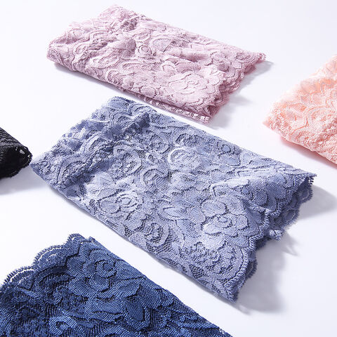 Bragas de Encaje para Mujer, Transparentes, Sexy, de Cintura Alta y con Forro Antibacterial - Venta al por Mayor