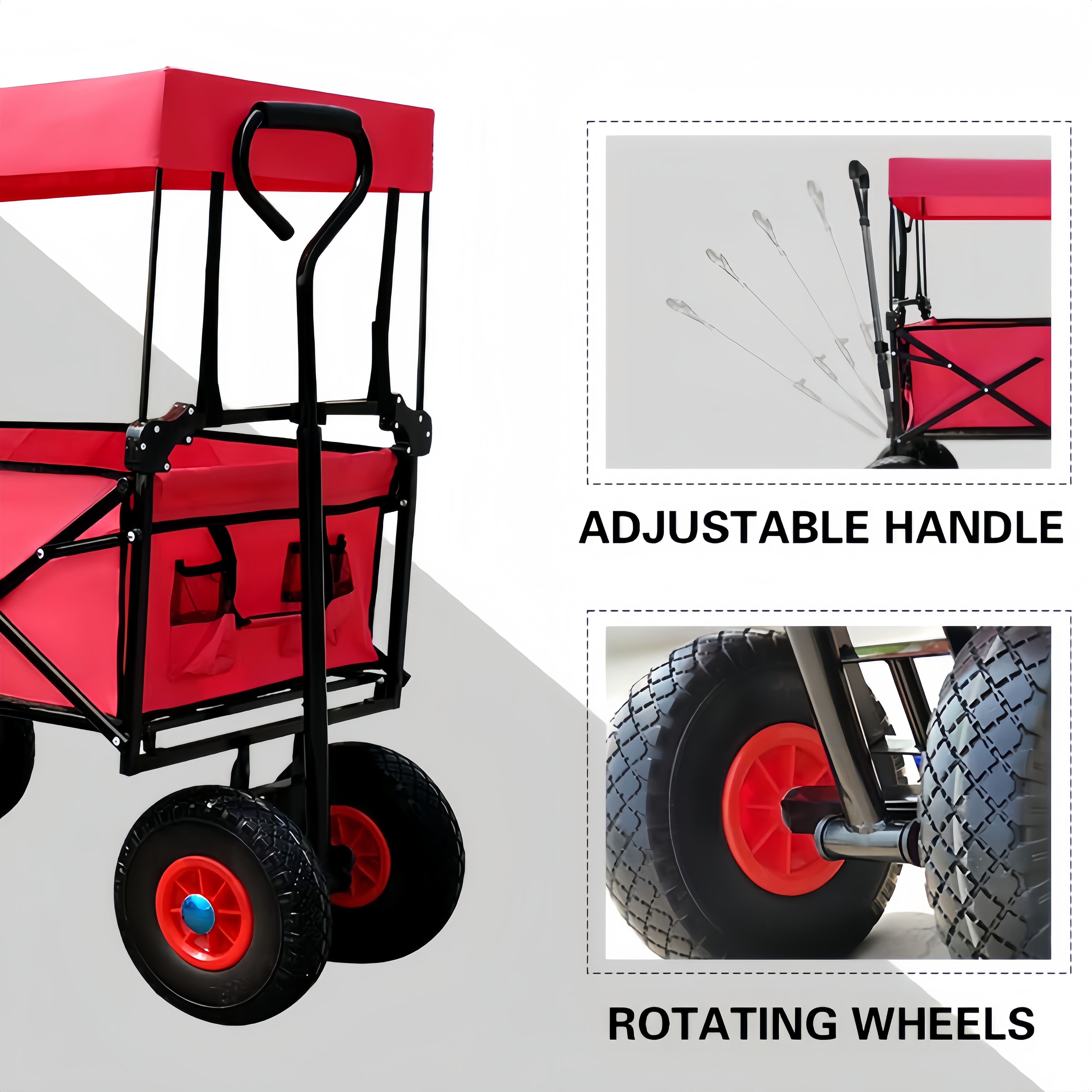 China Professional Manufacture Multi Function Sports Pet Folding Wagon