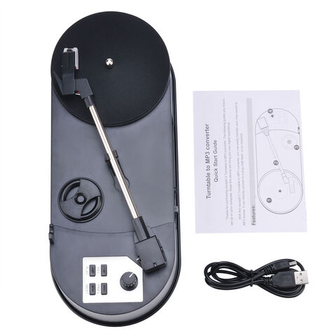 20 Jahre Fabrik Plattenspieler Konvertiert Musik auf USB-Stick oder Micro-SD-Karte im MP3-Format Kein PC erforderlich Vinyl Recorder