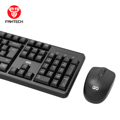 FANTECH WK894 Combo Teclado e Mouse Compacto para Escritório Atacado Sem Fio 2.4gHz Modos Conexão Estável