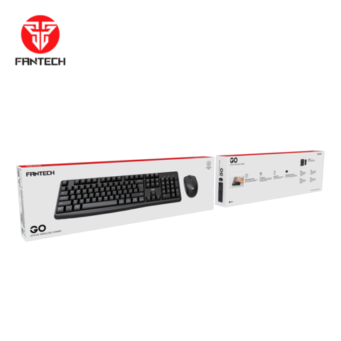 FANTECH WK894 Combo Teclado e Mouse Compacto para Escritório Atacado Sem Fio 2.4gHz Modos Conexão Estável