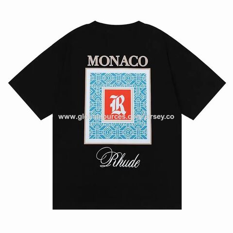 送料/関税込【RHUDE】ロゴ 半袖 Tシャツ コットン DHgate.com:Luxury Unisex Cotton Tee: Rhude Style T-Shirt for