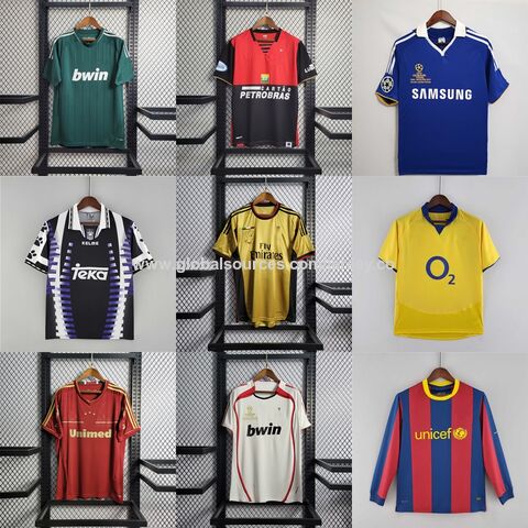 Wholesale Retro Football Shirt Europe Club Team Vintage