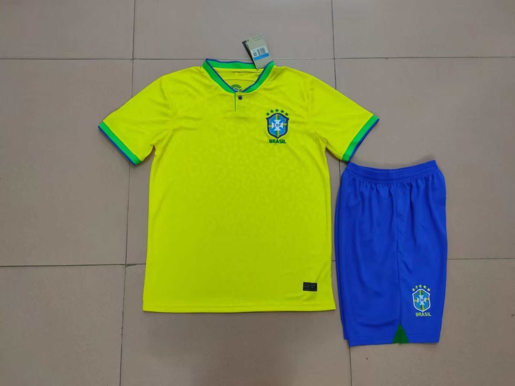 Wholesale Thai Quality Brazil 2022 Nikee Team Football Shirt Buy