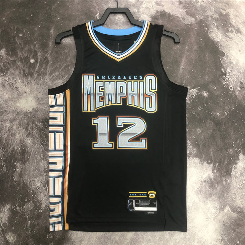 Men's Youth Memphis Ja Morant Black 2023 City Edition Basketball