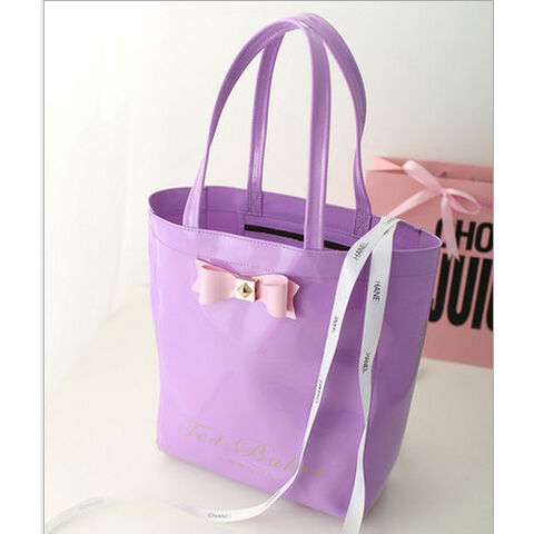 Bolso de Mano de PVC con Diseño de Moda, Disponible en Varios Colores
