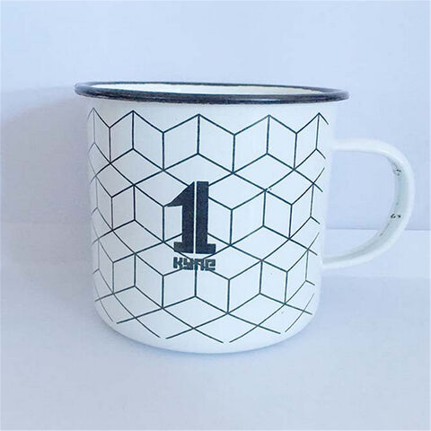 Nostalgische Klassische Emaille Tasse