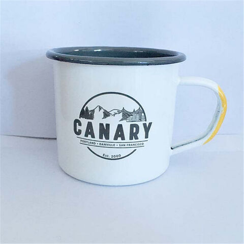 Nostalgische Klassische Emaille Tasse