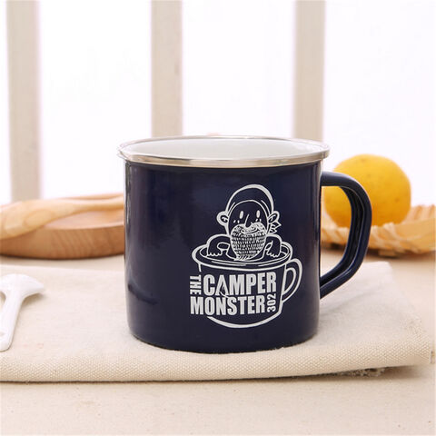 Nostalgische Klassische Emaille Tasse