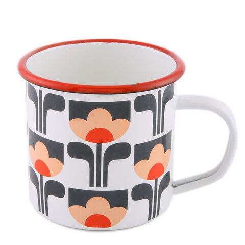 Nostalgische Klassische Emaille Tasse