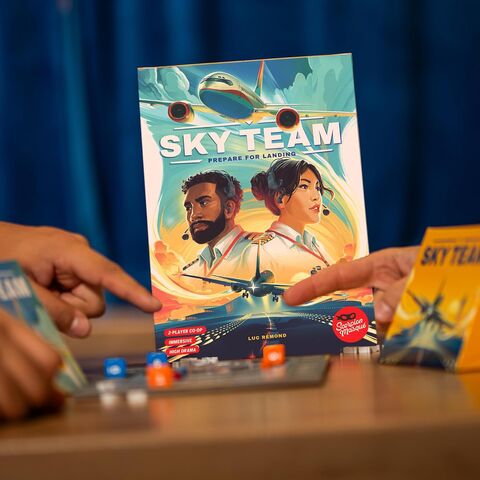 Scorpion Masqué Sky Team | Jeu de Dés Coopératif | 14 ans et + | 2 Joueurs | 20 Minutes