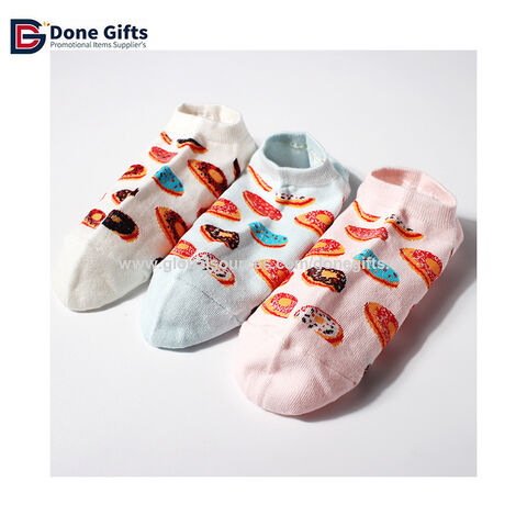 Chaussettes de cheville pour hommes, motif jacquard, chaussettes courtes, chaussettes de sport invisibles pour la course