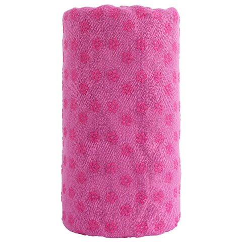 Yoga-Handtuch aus hochwertiger Mikrofaser. Größe: L183 cm x B61 cm. Verpackt mit Kordelzugbeutel. Perfekt für Yoga-Studios und Sportartikel-Großhändler.