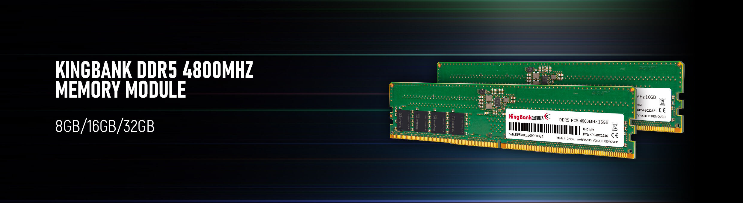 Achetez en gros Kingbank Ddr5 4800mhz 8/16/32 Go De Ram De Bureau Dimm ...