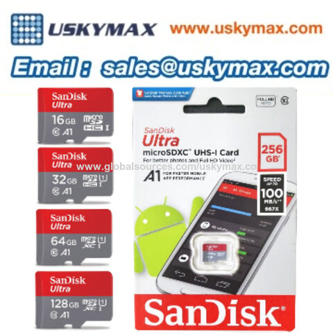 Oferta para la tarjeta micro SD de SanDisk, proveedor para SanDisk ultra 16GB 32GB 64GB 128GB 256GB 512GB microSD sd3