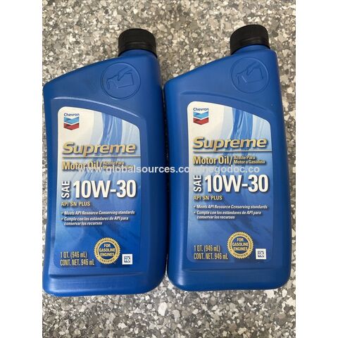 Chevron Synthetic Blend Sae 5w-20 Motor Oil - 1 Quart Bottle