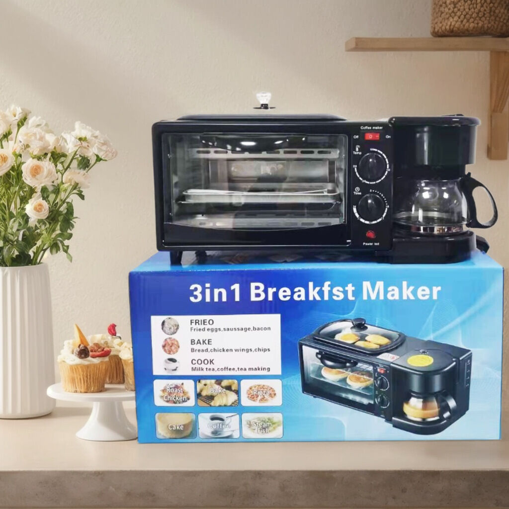 3-in-1 Breakfast Machine Home Breakfast Machine Multi-function Coffee ...