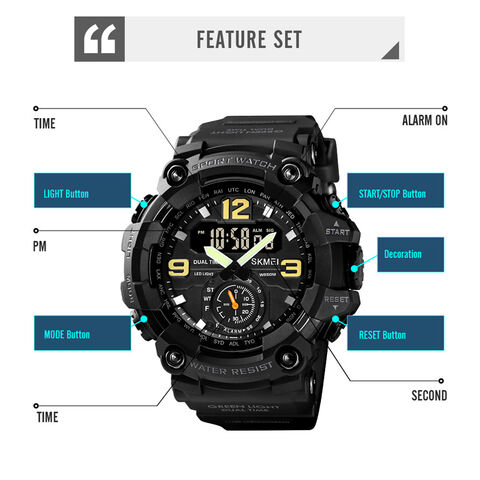 Montres numériques LED sport pour enfants, montre militaire bon marché en gros