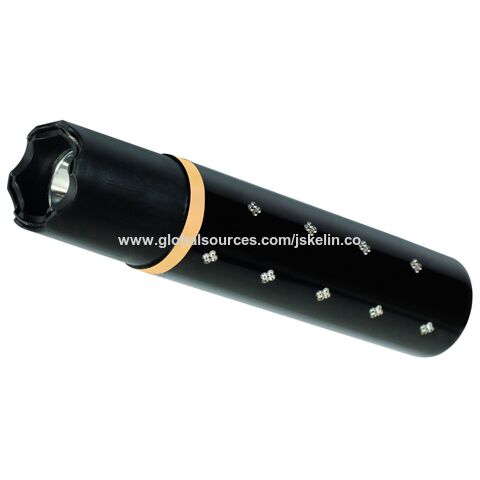 Electra Red Lipstick Stun Gun, Aluminum Flashlight, K90II-Red