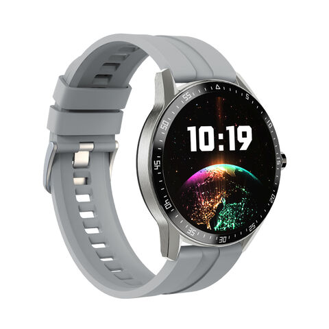 KINGWEAR G1 Caja de Aleación de Zinc Monitor de Ritmo Cardíaco Pulsera Inteligente Deportiva Bluetooth