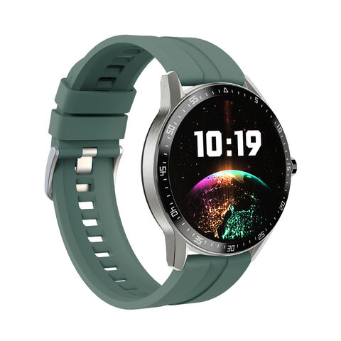 KINGWEAR G1 Caja de Aleación de Zinc Monitor de Ritmo Cardíaco Pulsera Inteligente Deportiva Bluetooth
