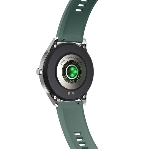 KINGWEAR G1 Caja de Aleación de Zinc Monitor de Ritmo Cardíaco Pulsera Inteligente Deportiva Bluetooth