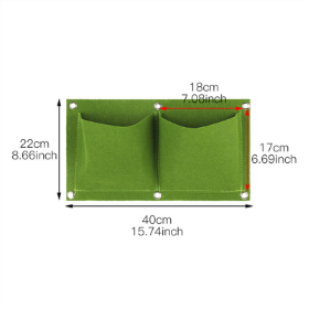 18/36/49 Pockets Hanging Green Grow Bag Planter Vertical Garden Vegetable Living Garden Bag supplier